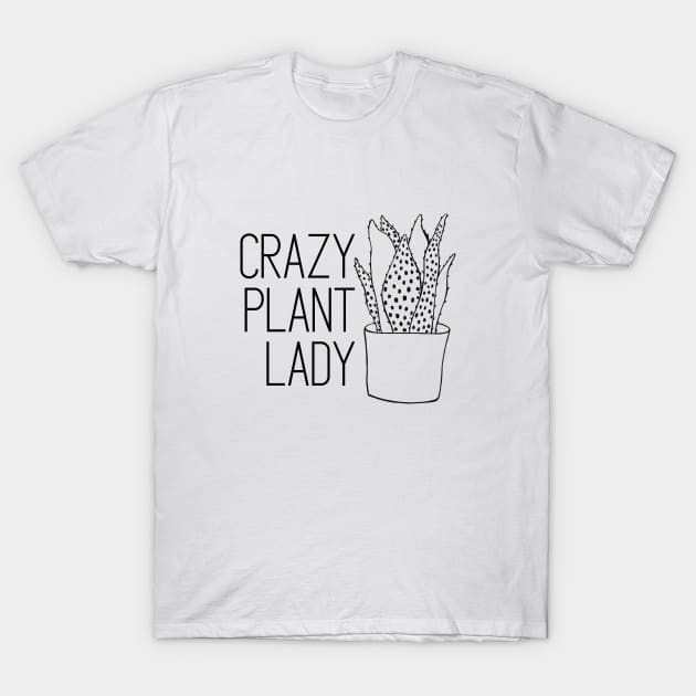 Crazy Plant Lady T-Shirt by Mplanet